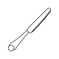 Knife cutlery food icon vector illustration graphic design