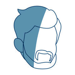male avatar profile picture portrait man vector illustration