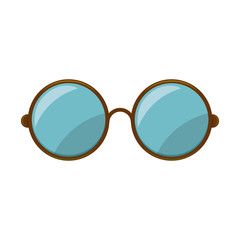 Fototapeta premium glasses icon over white background. vector illustration