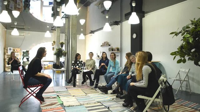 women sitting in a circle counseling