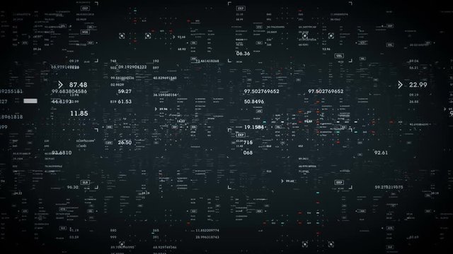 Micro Data Silver - Data and information passing through cyberspace. All clips are available in multiple color options. All clips loop seamlessly.