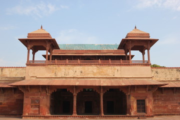 Der Königspalast im Panch Mahal Palast in Fatehpur Sikri, Bundesstaat Uttar Pradesh Indien