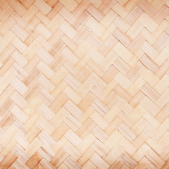 close up woven bamboo pattern