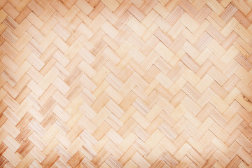 close up woven bamboo pattern