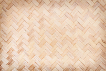 close up woven bamboo pattern