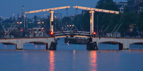 Hebebrücke in Amsterdam