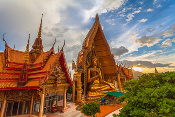 Fototapeta premium Tiger cave temple in Kanchanaburi
