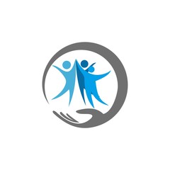 beauty care lotus flower swoosh logo