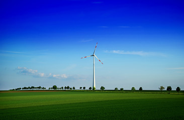 Production of alternative energy, wind turbine 