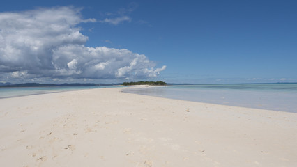 Fototapeta na wymiar Spiaggia nell'isola di Nosy Iranja, Madagascar 