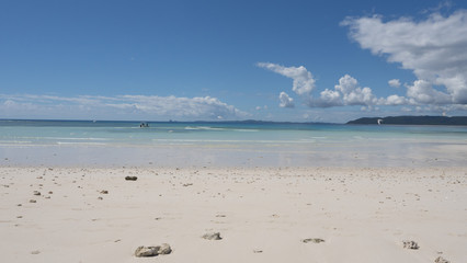 Spiaggia nell'isola di Nosy Iranja, Madagascar
