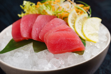 tuna sashimi
