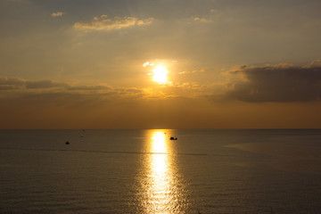 sunset in koh samet , rayong