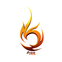 Logo Element Symbol Fire