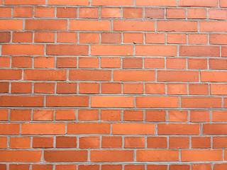 Brick wall texture, brick wall background, brick wall for interior or exterior design with copy space for text or image. Red organic brick wall texture background.