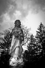 cemetery statue