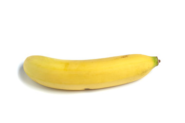 Fototapeta na wymiar Banana isolated on white background. healthy fruit.