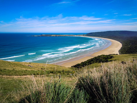 Idyllic landscape in the Catlins, South of New Zealand