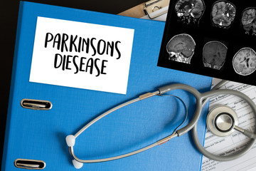 Parkinsons Disease doctor hand working Professional doctor