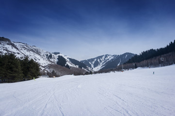 Obraz premium ski resort