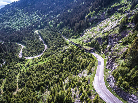 Transfagarasan Romania winding road