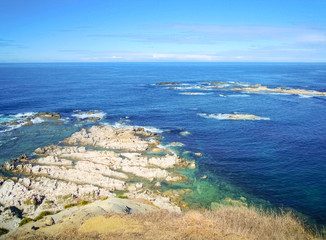 Idyllic Peninsula Walkway in Kaikoura in New Zealand