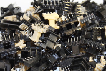 Transformers for a switching power supply.
