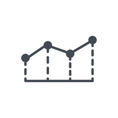 Graph Seo Business silhouette Icon