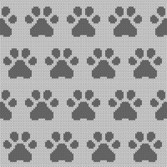 Seamless jacquard knitting pattern. Knitwear texture. Vector Illustration