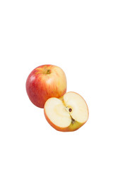 Delicious red apple isolated on a white background