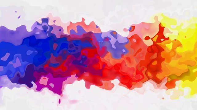 abstract animated stained background video - spectrum rainbow strip colors