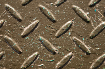 brown scratched metal background