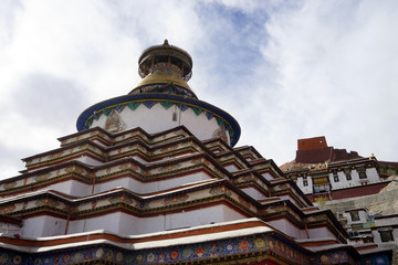 Stupa in monastery