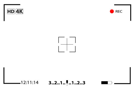 Camera view finder focusing screen