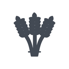 Trading Business Grain Wheat Agriculture silhouette Icon