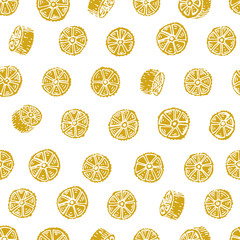 Vector seamless pattern with Italian pasta. Ruote hand drawn background.