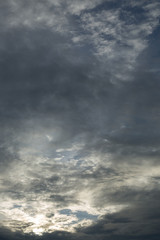 Fototapeta na wymiar monsoon dramatic moody sky