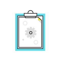 Color box paper binder icon