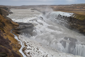 Gullfoss Wasserfall in Island
