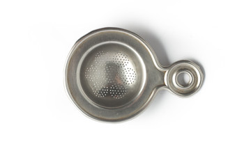 Old Aluminum Silver Sieve