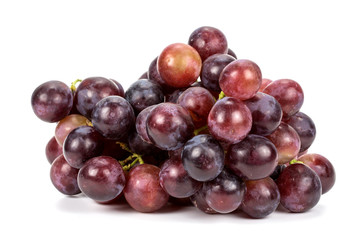 Grapes on a white background