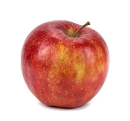Red apple on a white background