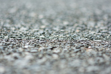 Gravel macro blurred