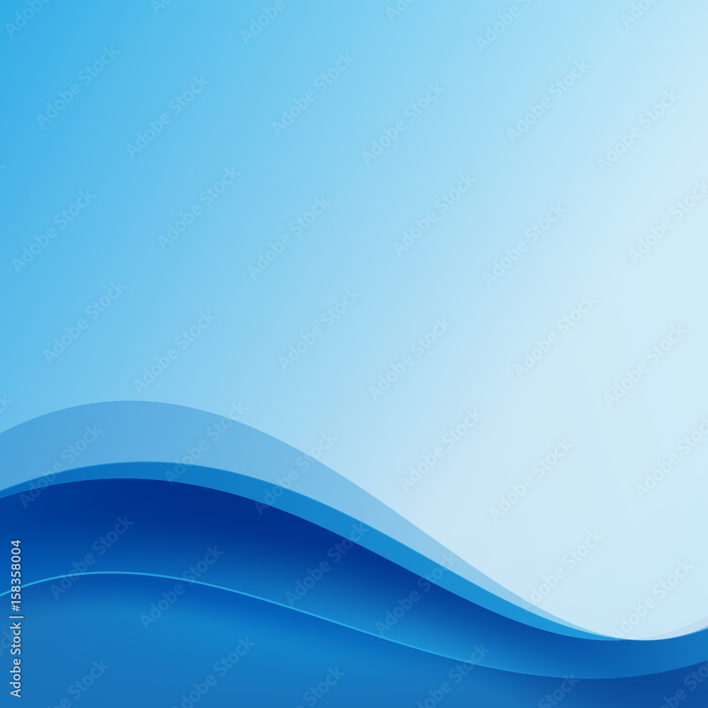 Poster abstract blue background dark curve layered and overlap vector illustration eps10 003