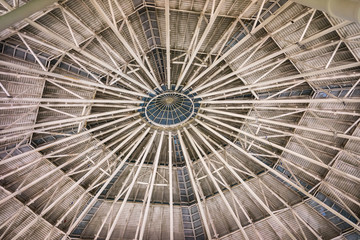 Ceiling structure inside mega mall in Kuala Lumpur