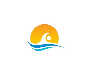 Swimming logo