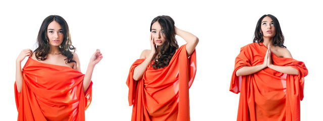 Young woman in fashion concept