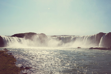 Waterfall in Iceland