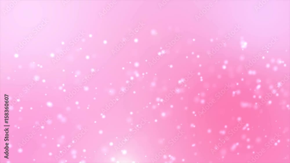 Poster 4k abstract pink background with lighting effect and moving particle