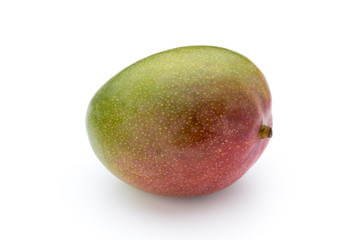 Mango fruit isolated on white background .